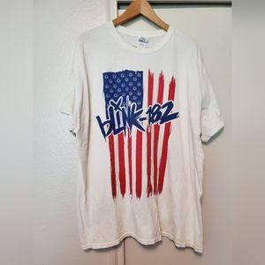 Blink 182 American Flag Limited Edition 2015 4th of July TShirt